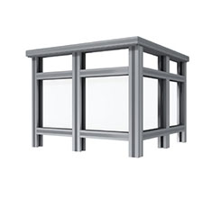 铝型材规格：阳台扶手 C